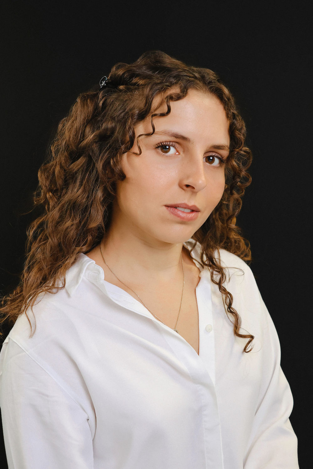 Professional portrait photographed at the Ceeb Moz studio in central London.